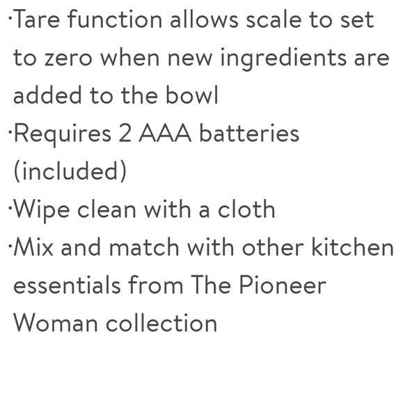 ❤️ SALE New Pioneer Woman Keepsake Floral 15 Lbs Bakery Digital Glass Scale - Picture 6 of 7
